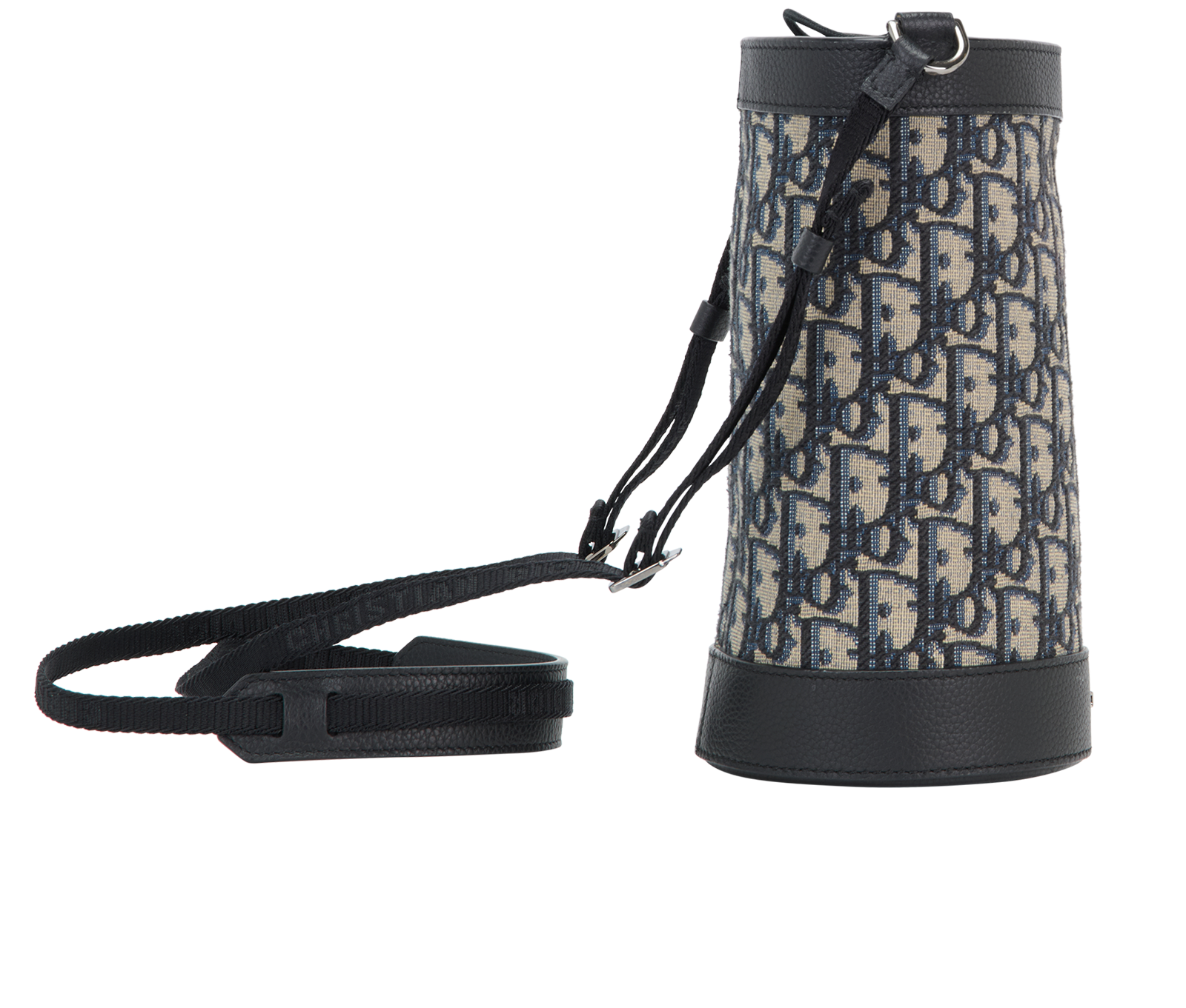 Bottle Holder Crossbody, &pound;650, Handbags, Beige/Black/Blue, Canvas, Side view